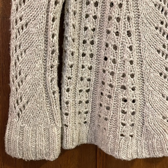 Sleeping on Snow long turtleneckck sweater linen cotton - Picture 4 of 6